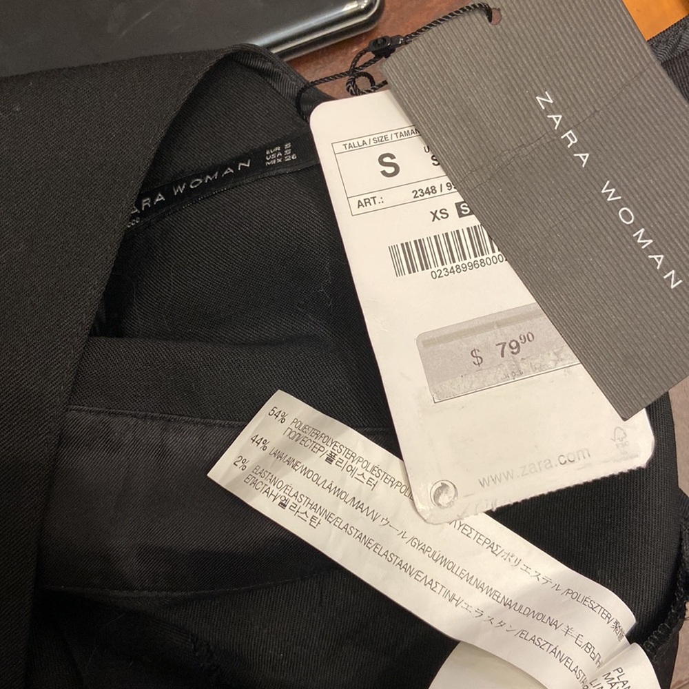 Zara Black Racerback Overall Mini Dress - Picture 6 of 6